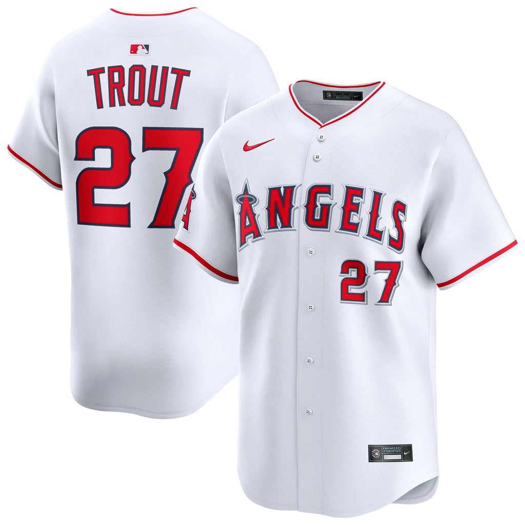Los Angeles Angels Mike Trout Home Limited Jersey | White