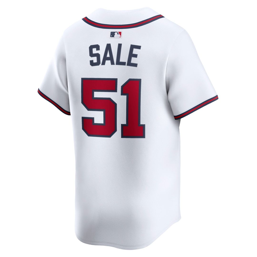 Atlanta Braves Chris Sale Home Limited Jersey | White
