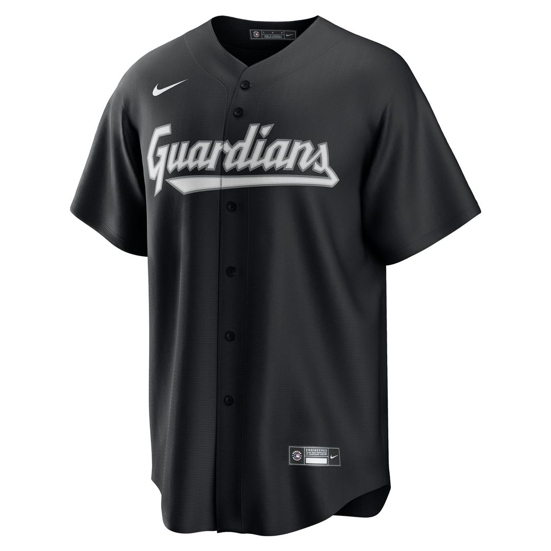 Cleveland Guardians Replica Jersey | Black