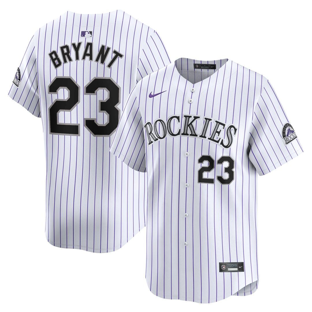 Colorado Rockies Kris Bryant Home Limited Jersey | White