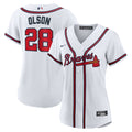 Atlanta Braves Matt Olson Women's Home Replica Jersey | White