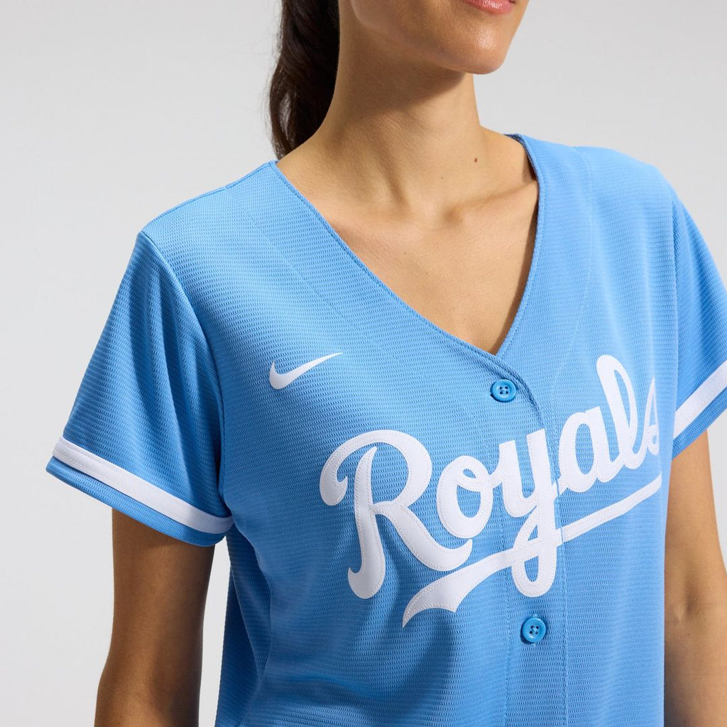 Kansas City Royals Women's Alternate Replica Team Logo Jersey | Light Blue