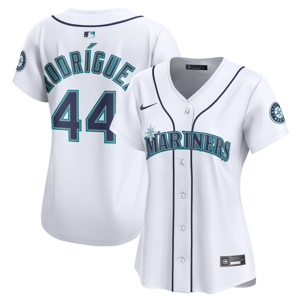 Seattle Mariners Julio Rodríguez Women's Home Limited Jersey | White