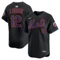 New York Mets Francisco Lindor Alternate Limited Jersey | Black