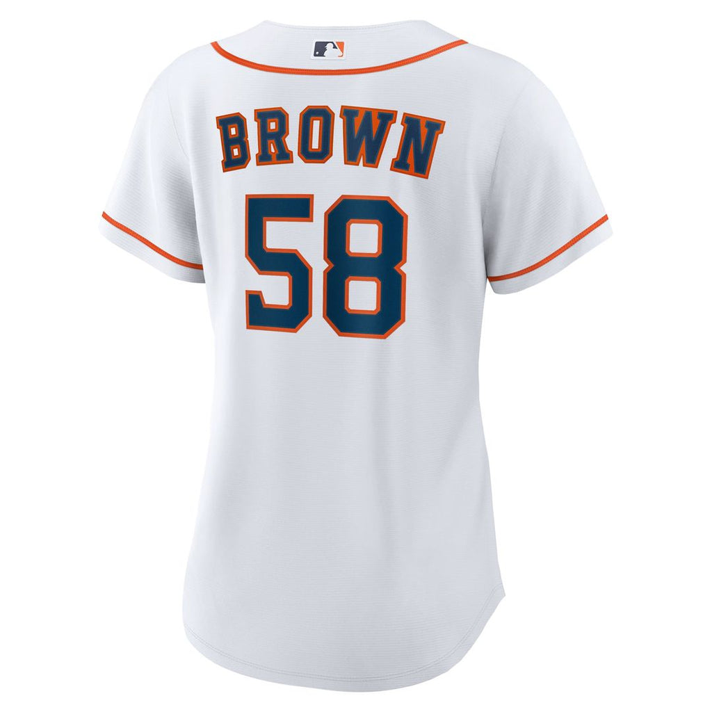 Houston Astros Hunter Brown Women's Home Replica Jersey | White