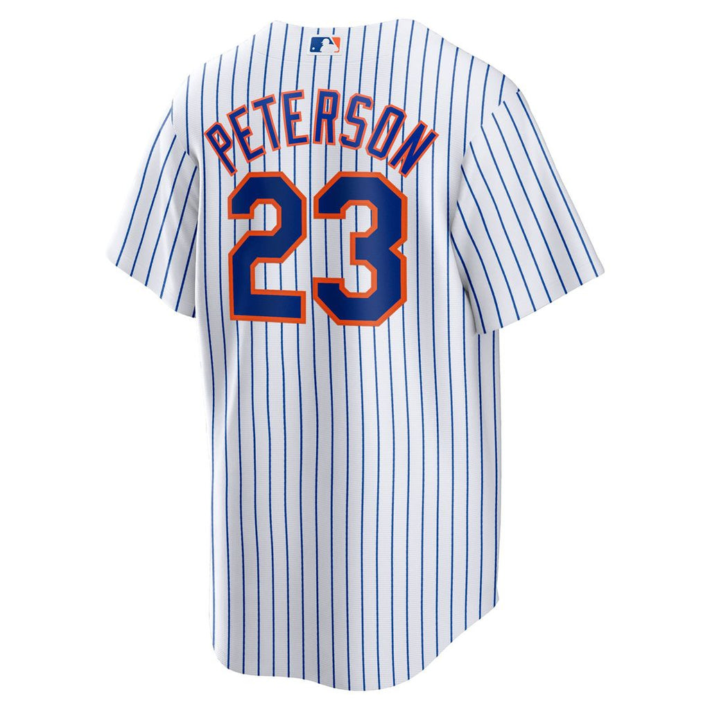 New York Mets David Peterson Home Replica Jersey | White