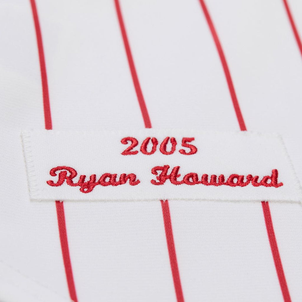 Philadelphia Phillies Ryan Howard Cooperstown Authentic Jersey | White
