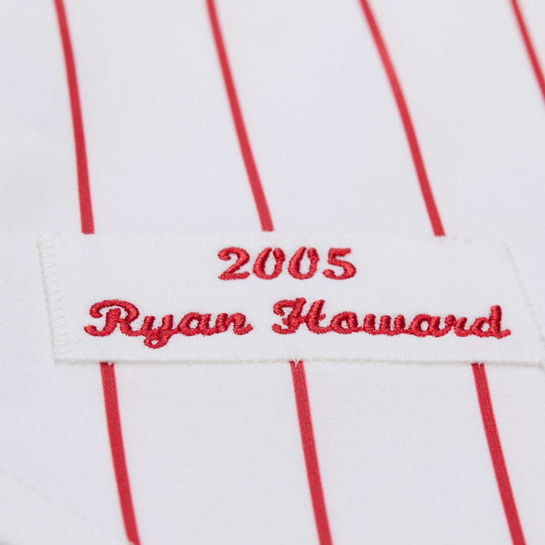 Philadelphia Phillies Ryan Howard Cooperstown Authentic Jersey | White