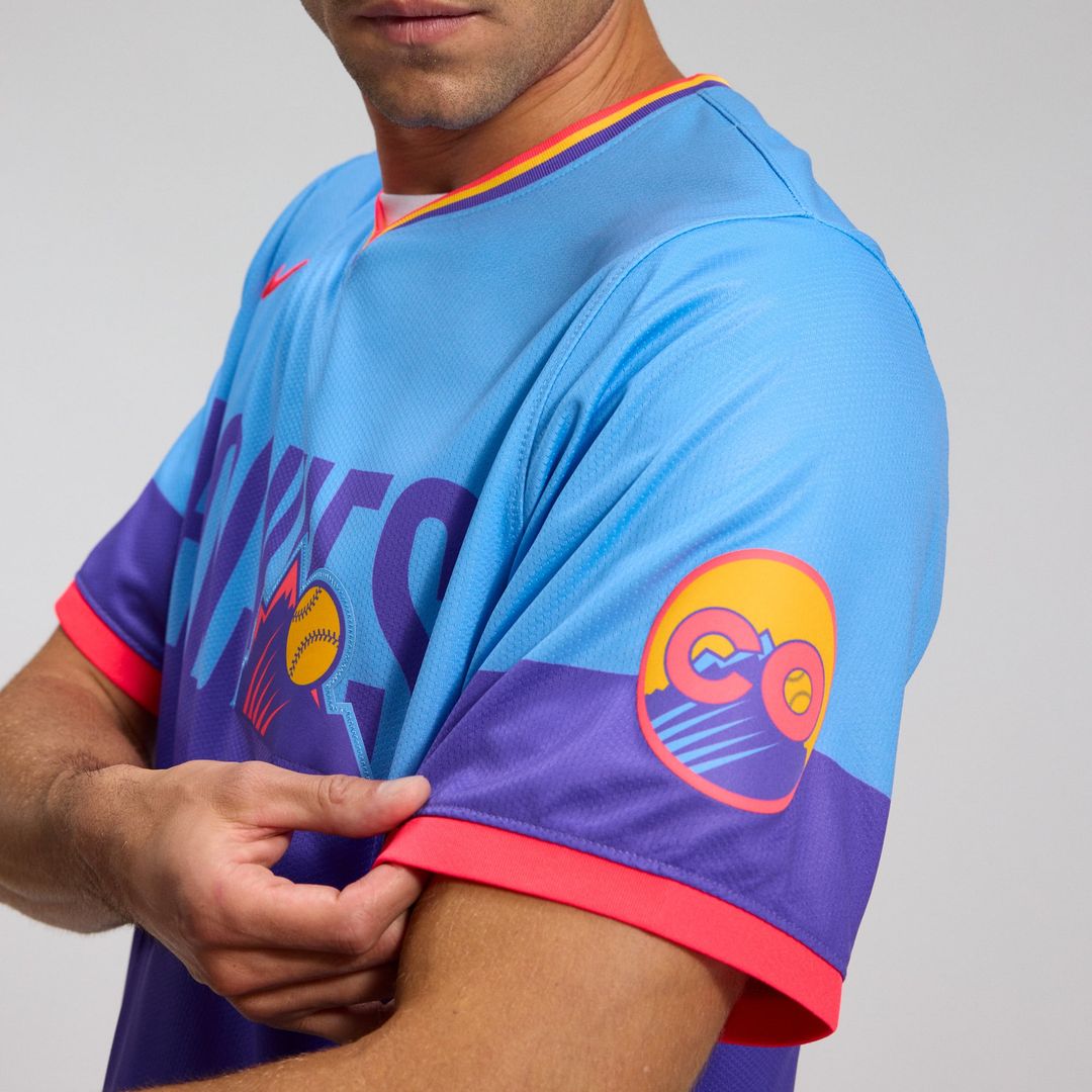Colorado Rockies 2025 City Connect Limited Jersey | Purple/Light Blue