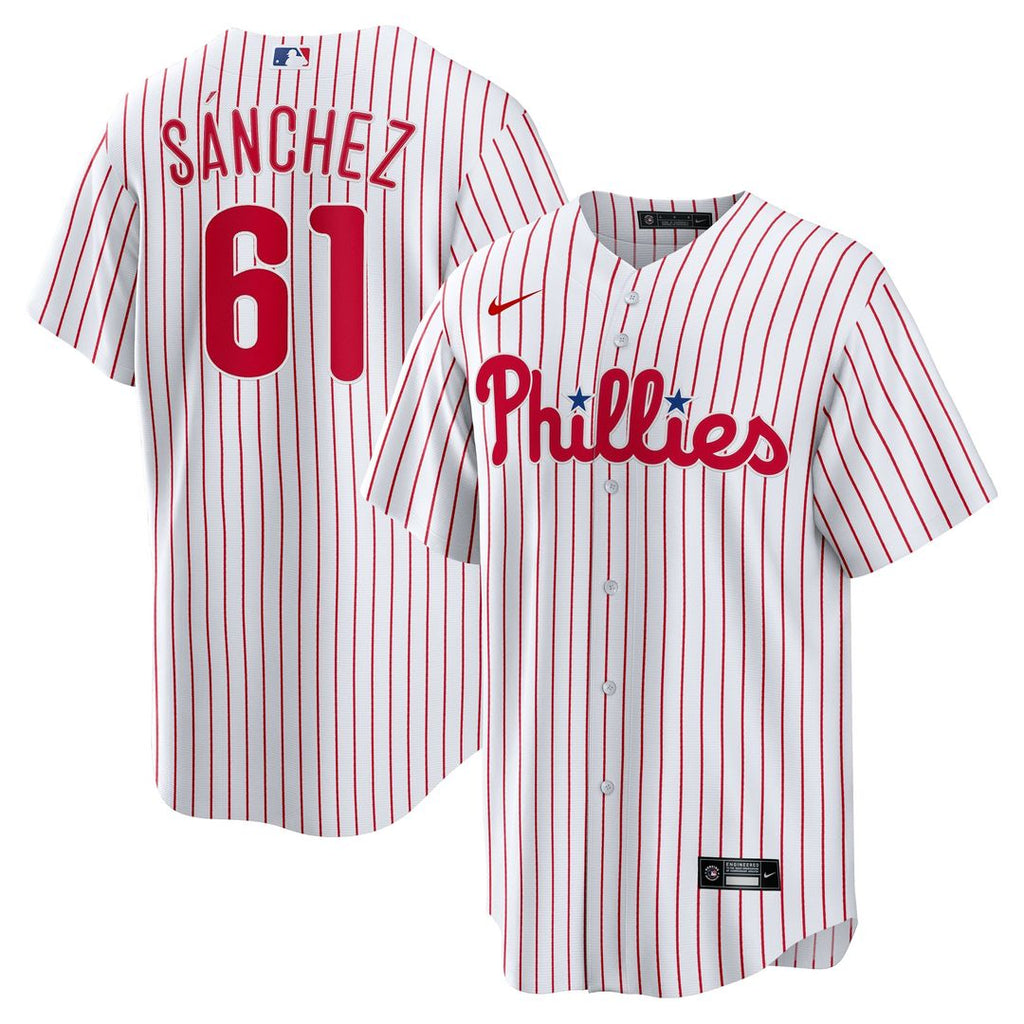 Philadelphia Phillies Cristopher Sanchez Home Replica Jersey | White