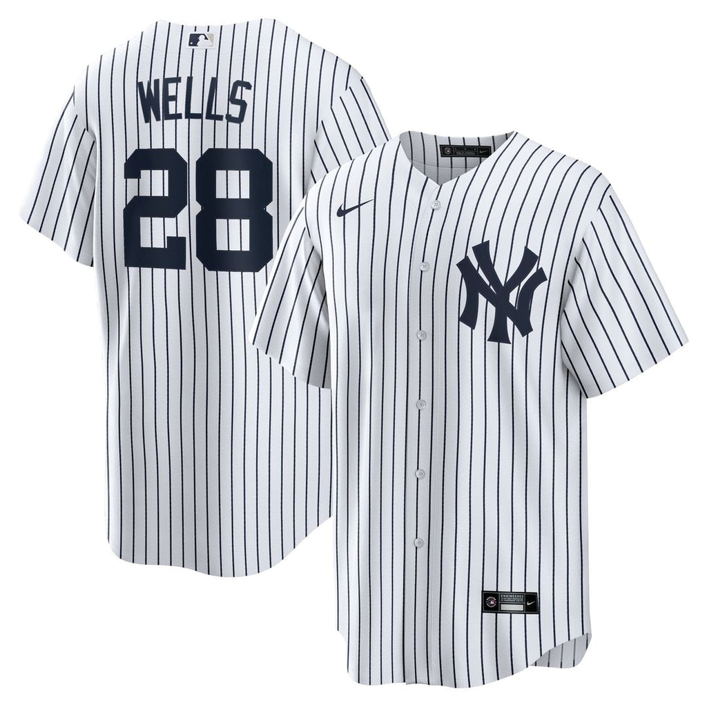 New York Yankees Austin Wells Home Replica Jersey | White
