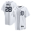 Detroit Tigers Javier Baez Home Replica Jersey | White