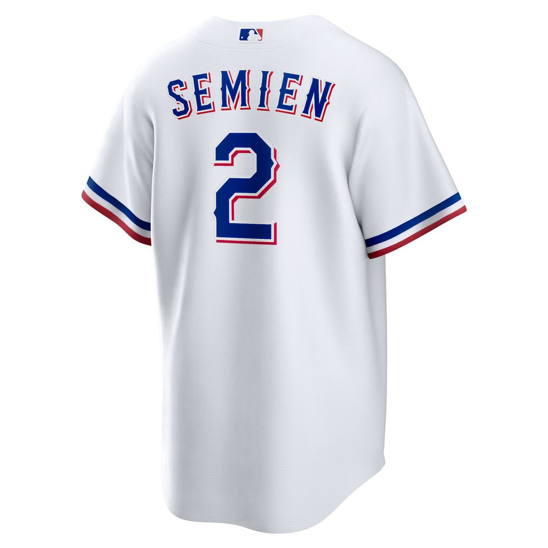Texas Rangers Marcus Semien Home Replica Jersey | White