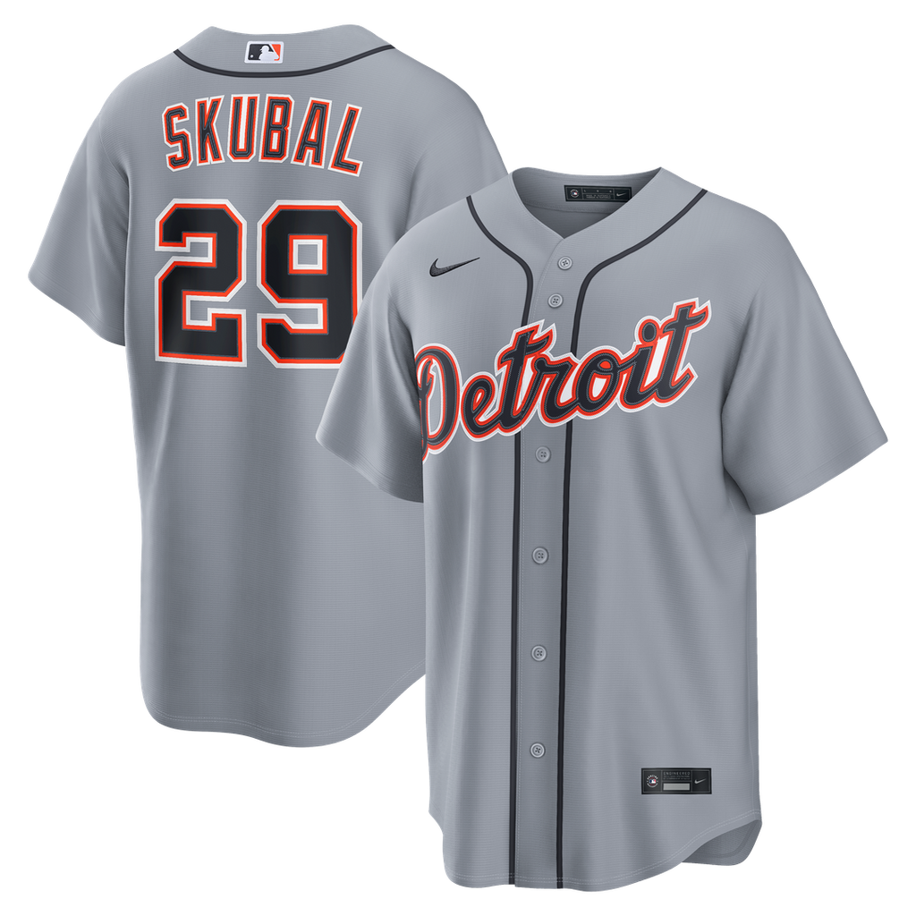 Detroit Tigers Tarik Skubal Road Replica Jersey | Gray