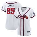 Atlanta Braves Andruw Jones Women's 2026 Baseball Hall of Fame Retired Replica Jersey | White