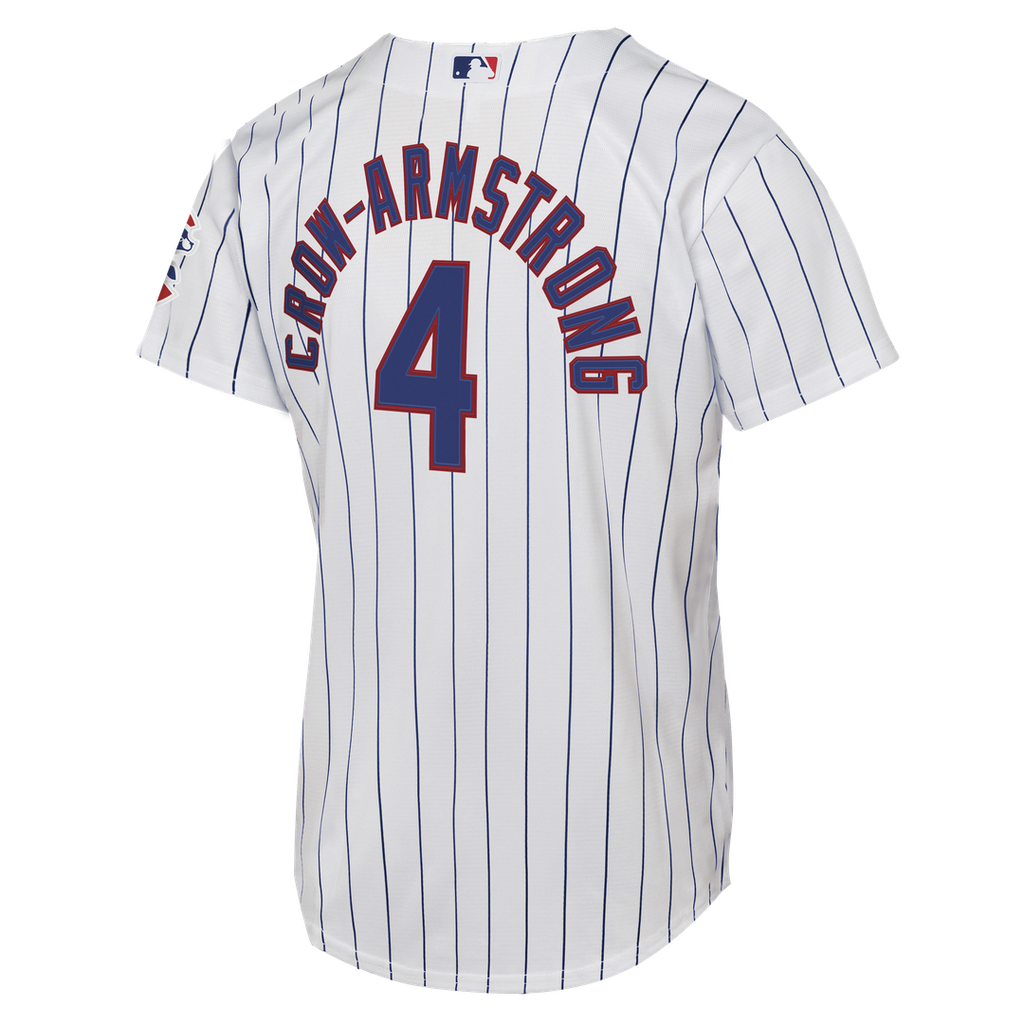 Chicago Cubs Pete Crow - Armstrong Youth Home Stadium Jersey | White