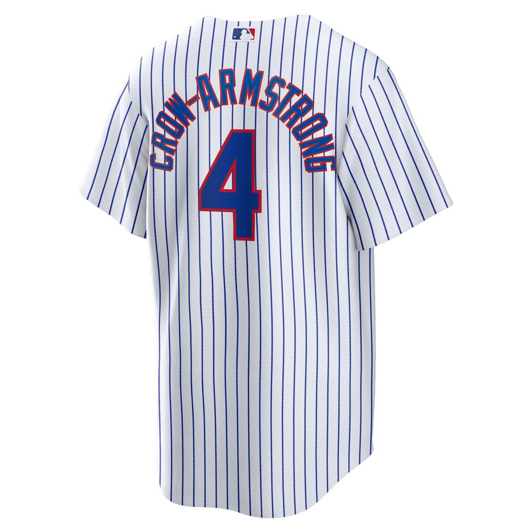 Chicago Cubs Pete Crow - Armstrong Home Replica Jersey | White
