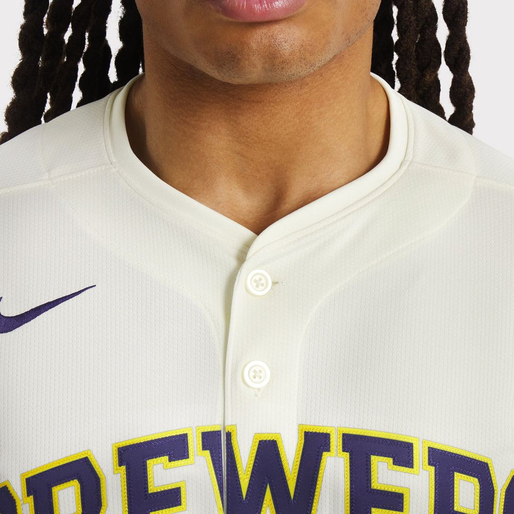 Milwaukee Brewers Christian Yelich Home Limited Jersey | Cream