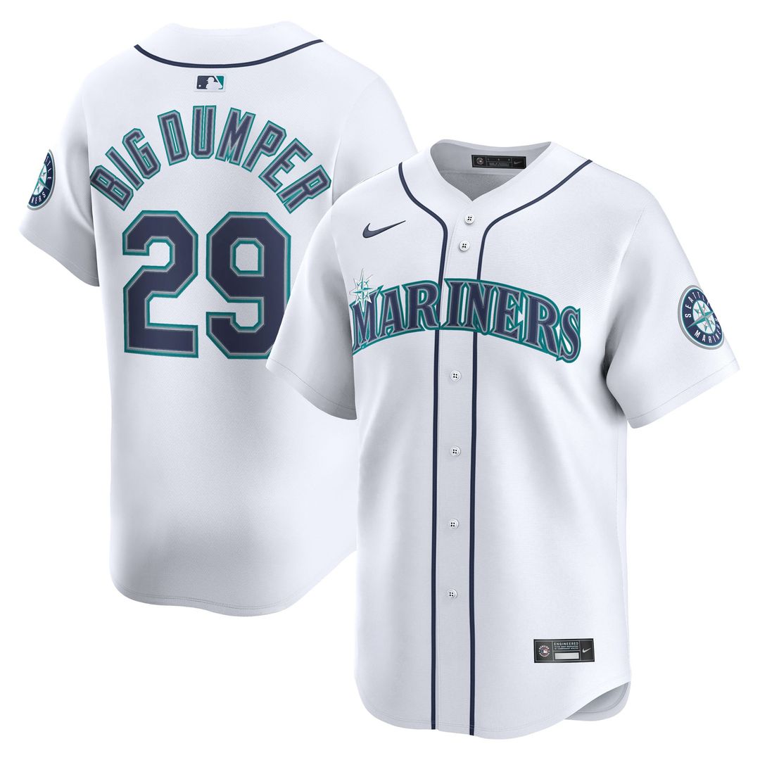 Seattle Mariners Cal Raleigh Home Limited Jersey | White