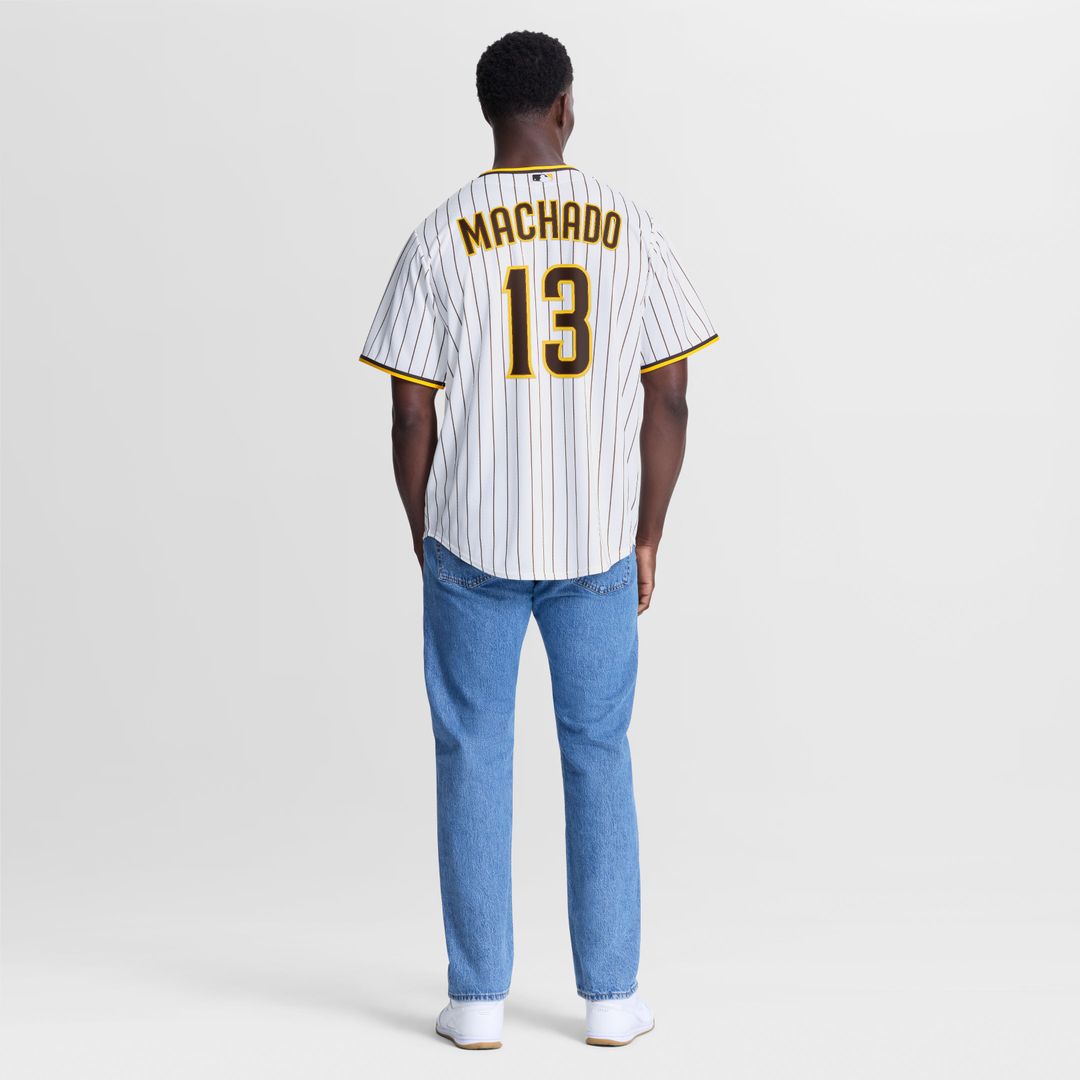 San Diego Padres Manny Machado Home Replica Jersey | White