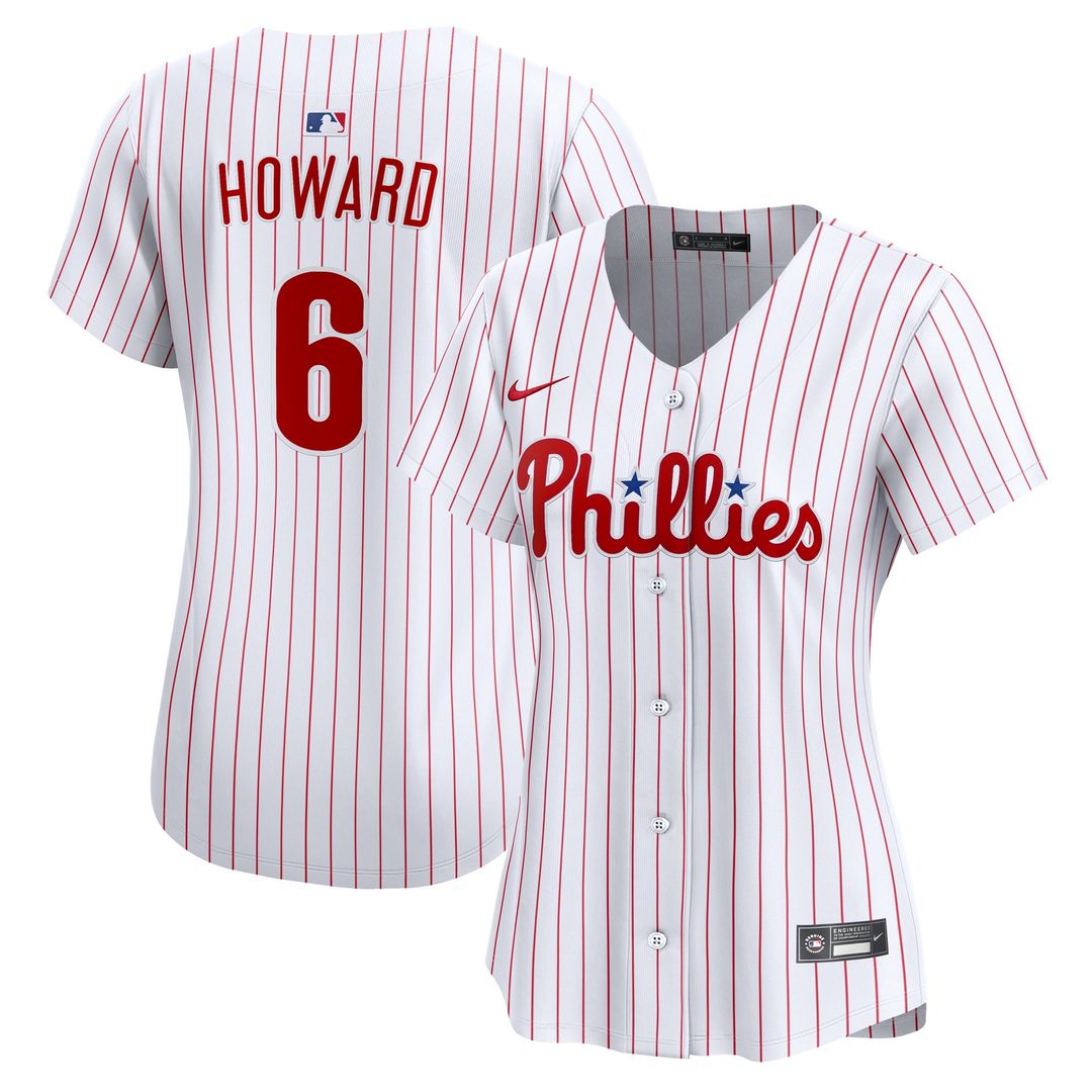 Philadelphia Phillies Ryan Howard Women's Limited Jersey | White