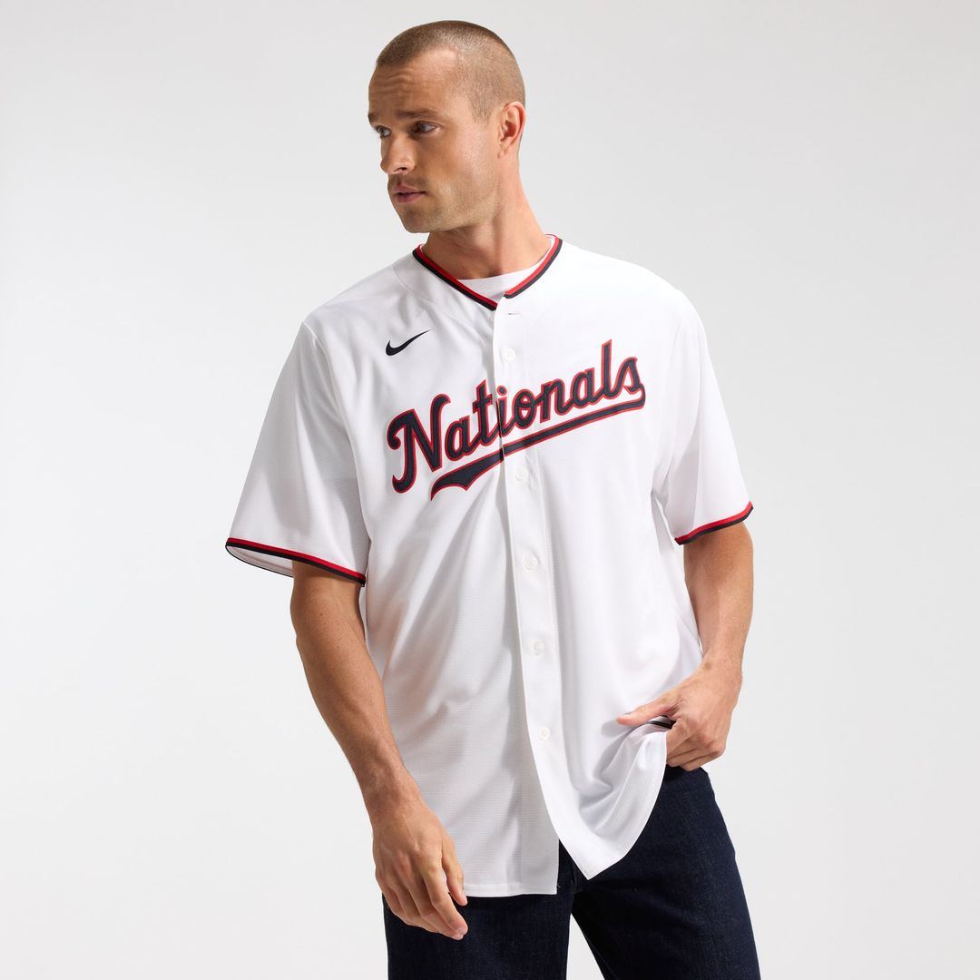 Washington Nationals CJ Abrams Home Replica Jersey | White