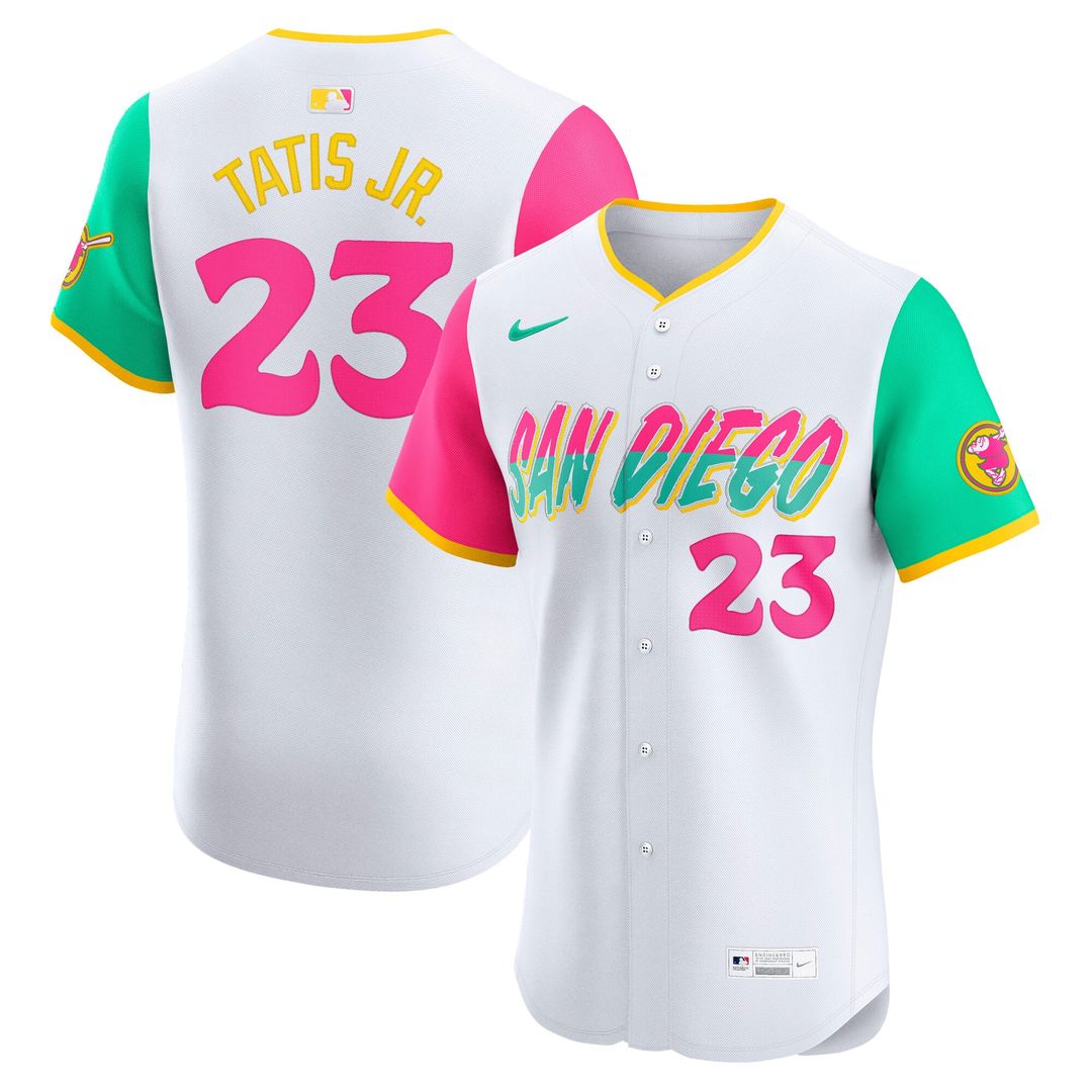 San Diego Padres Fernando Tatis Jr. City Connect Elite Jersey | White