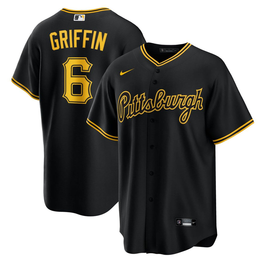 Pittsburgh Pirates Konnor Griffin Alternate Replica Jersey | Black