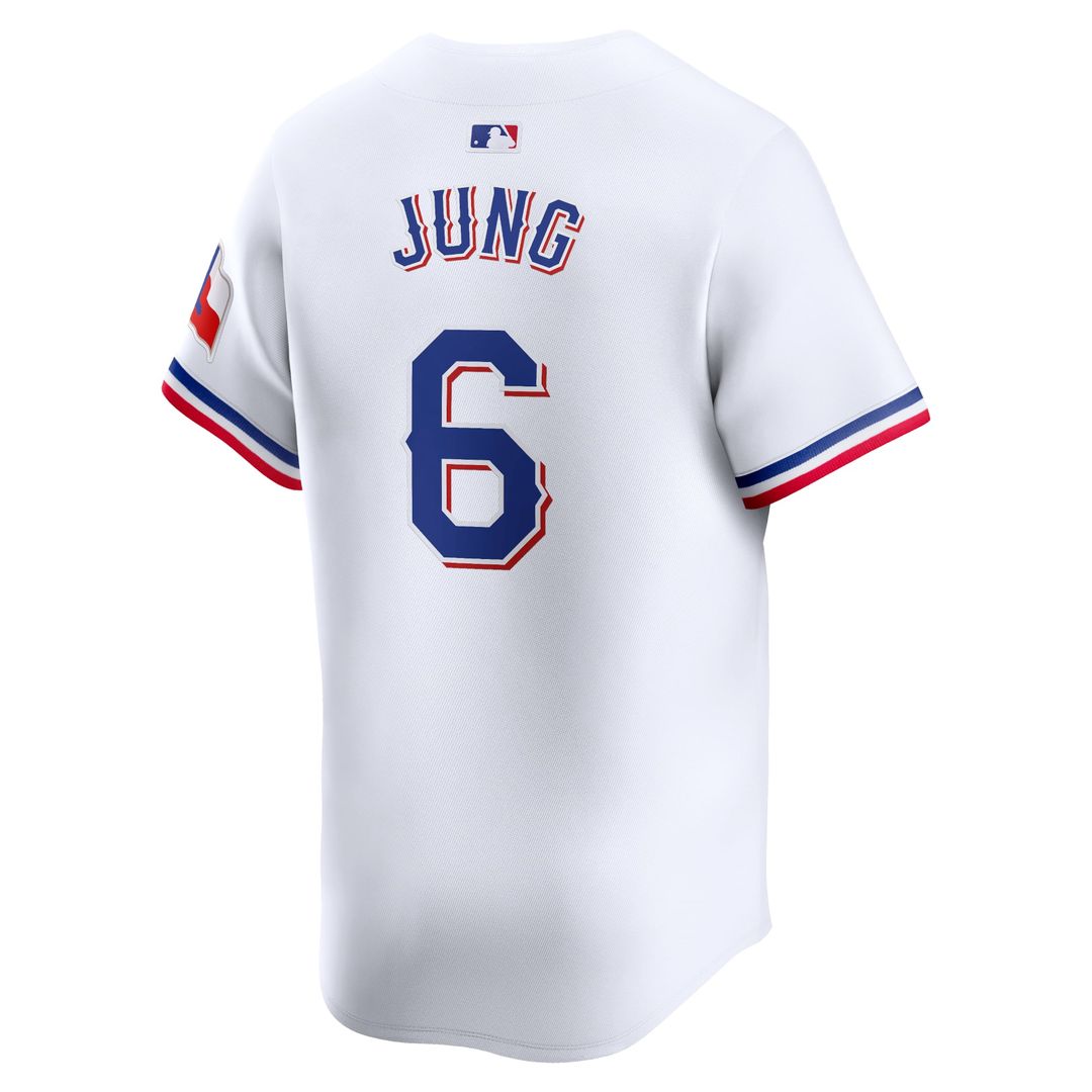 Texas Rangers Josh Jung Home Limited Jersey | White