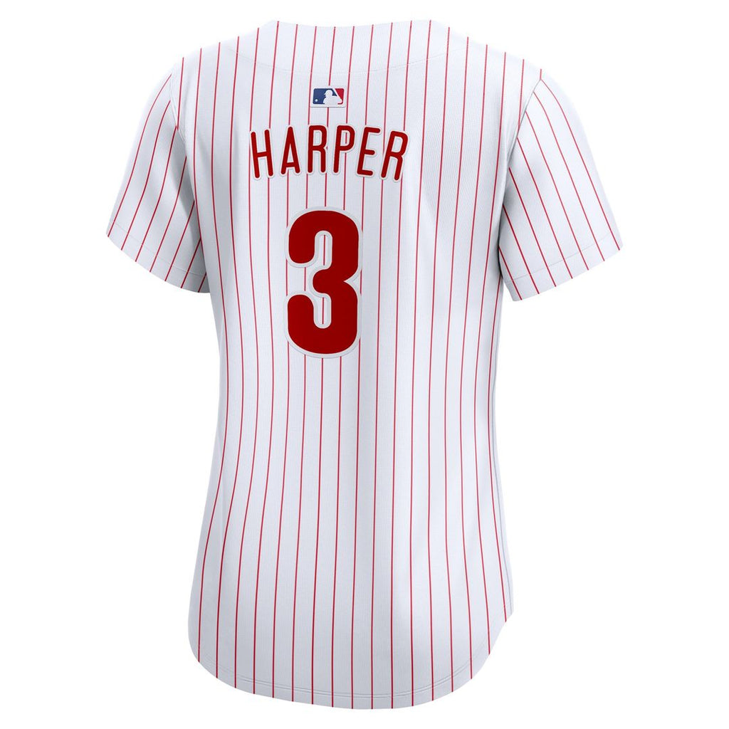 Philadelphia Phillies Bryce Harper Women's Home Limited Jersey | White