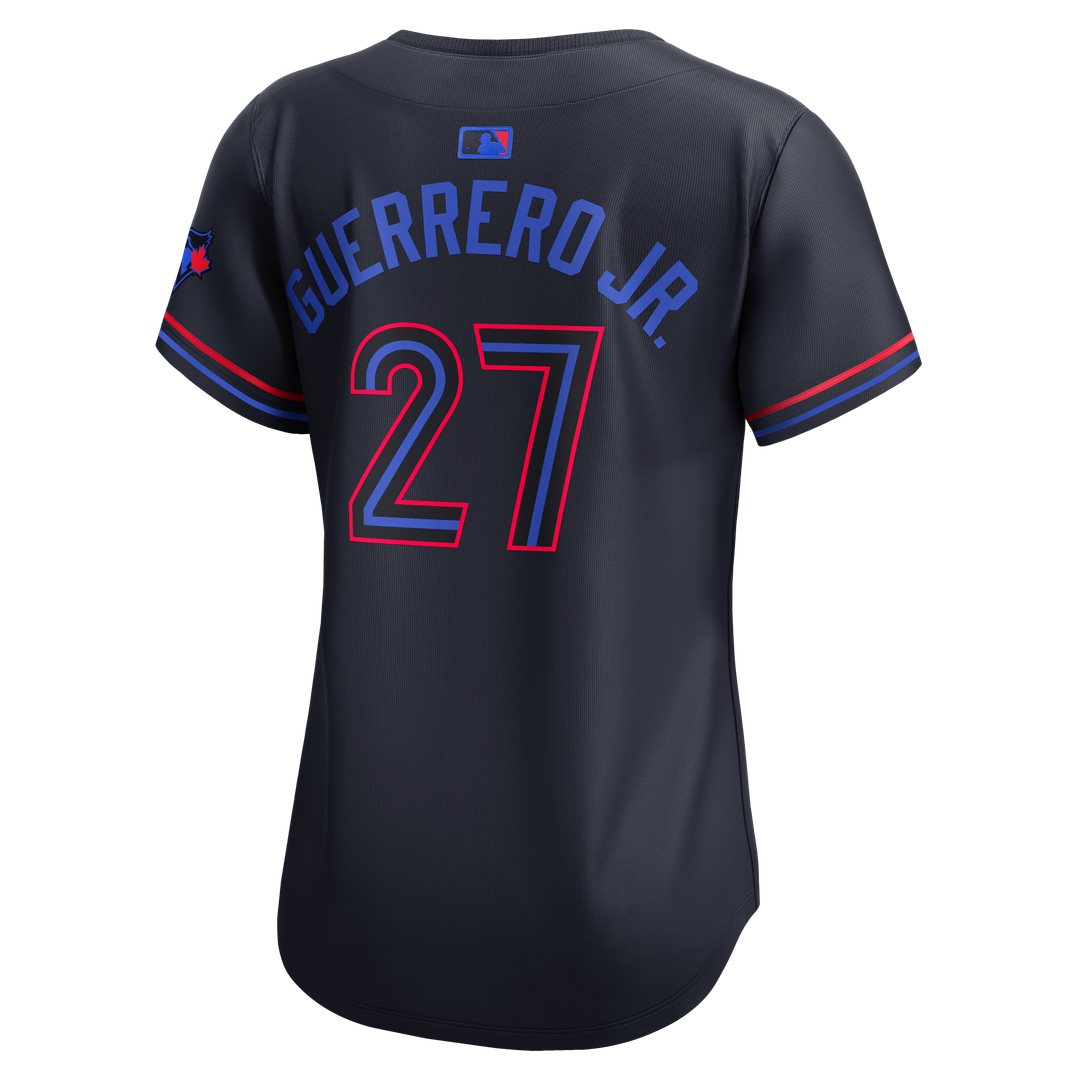 Toronto Blue Jays Vladimir Guerrero Jr. Women's 2024 City Connect Limited Jersey | Navy