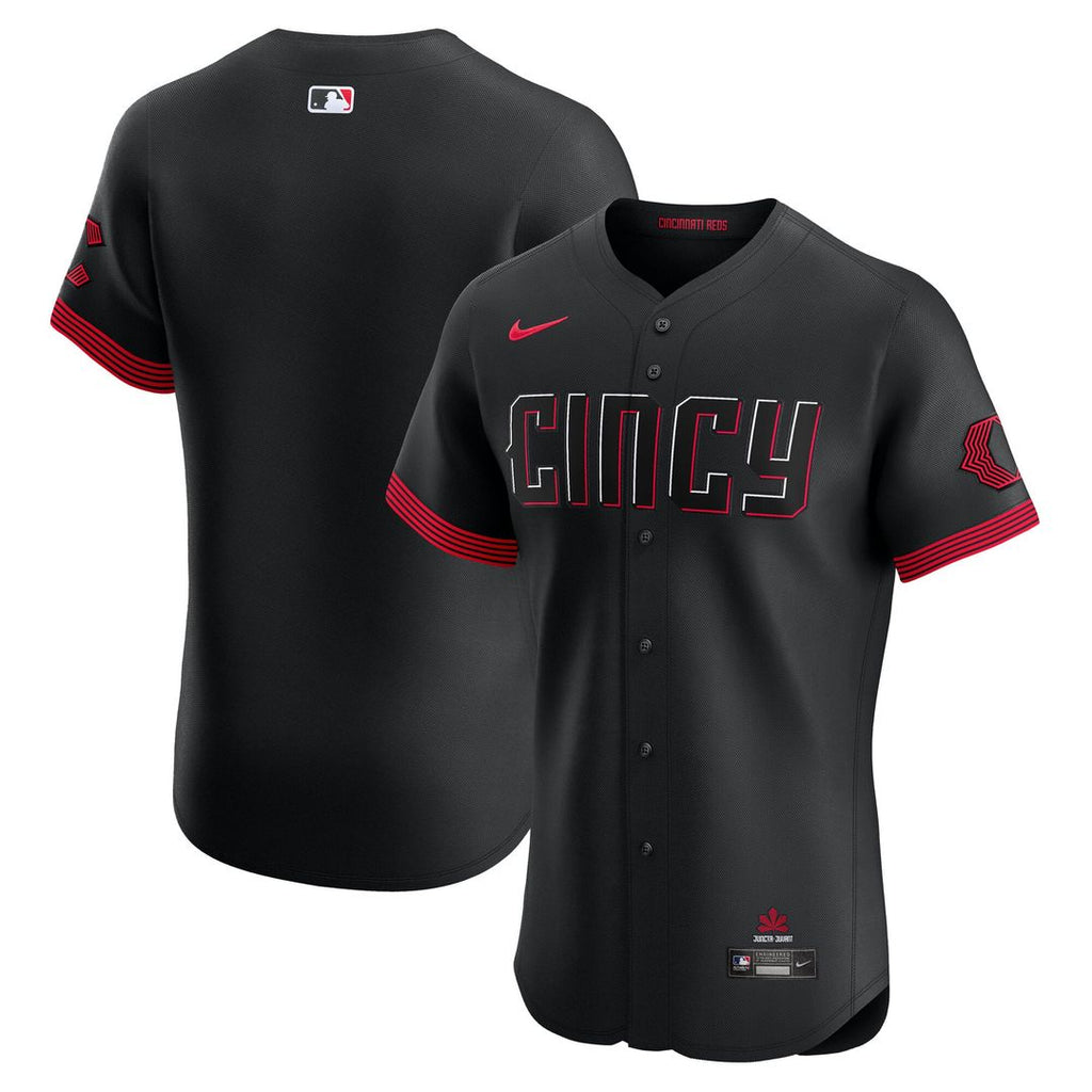 Cincinnati Reds City Connect Elite Jersey | Black