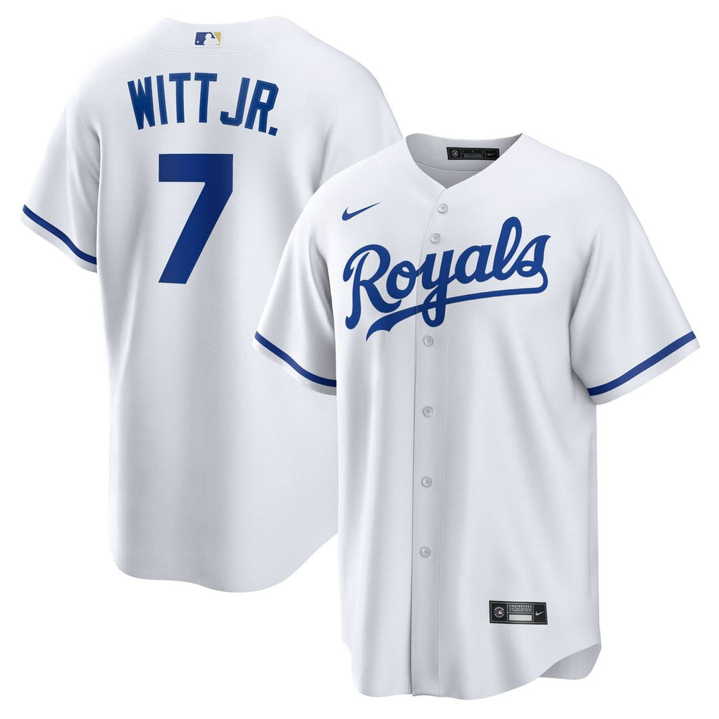 Kansas City Royals Bobby Witt Jr. Home Replica Jersey | White
