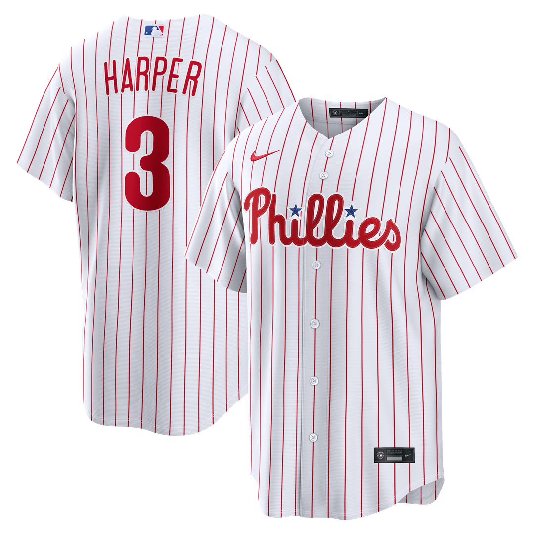 Philadelphia Phillies Bryce Harper Home Replica Jersey | White