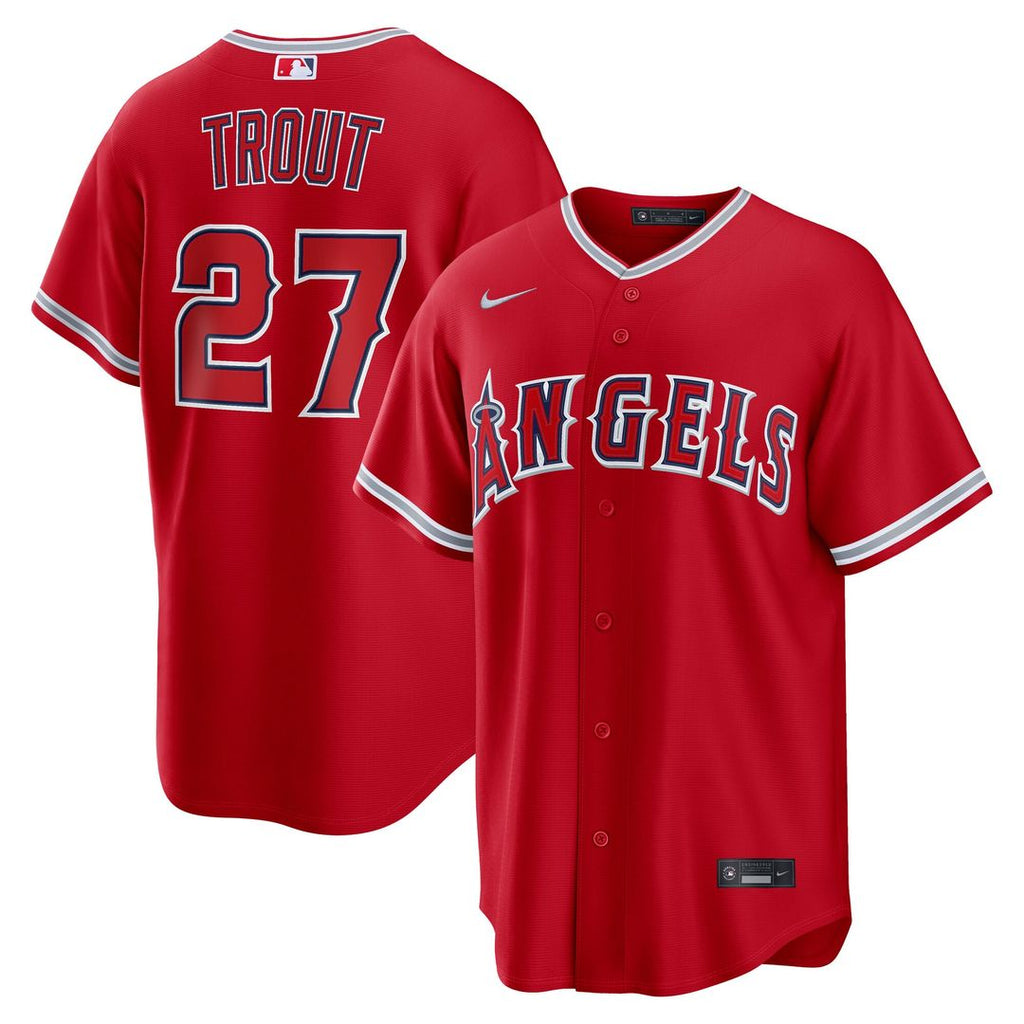 Los Angeles Angels Mike Trout Alternate Replica Jersey | Red