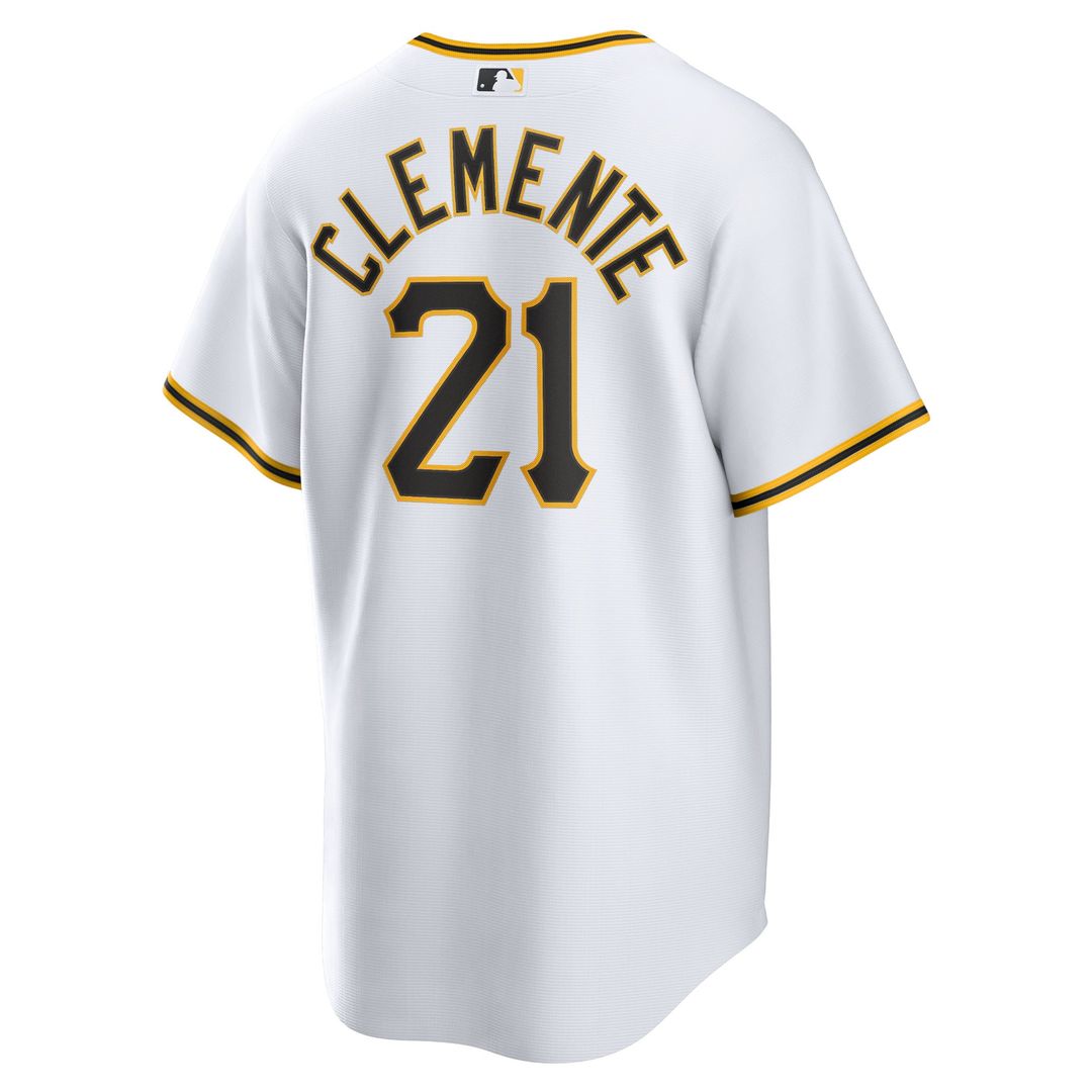 Pittsburgh Pirates Roberto Clemente Home Replica Player Name Jersey | White