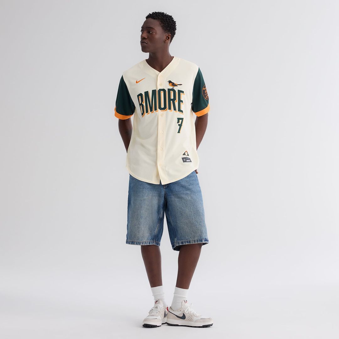 Baltimore Orioles Jackson Holliday 2026 City Connect Stadium Jersey | Cream