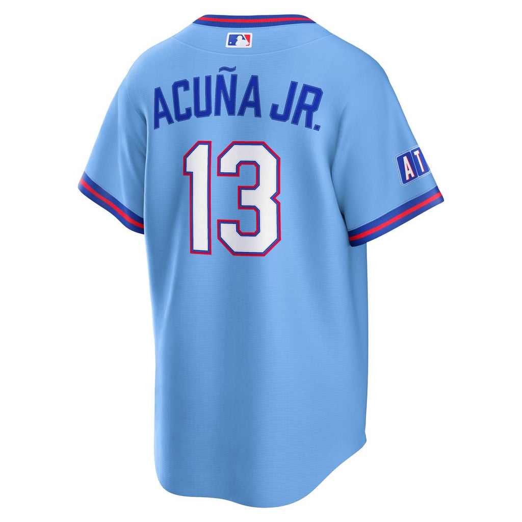 Atlanta Braves Ronald Acuña Jr. 2026 City Connect Stadium Jersey | Powder Blue