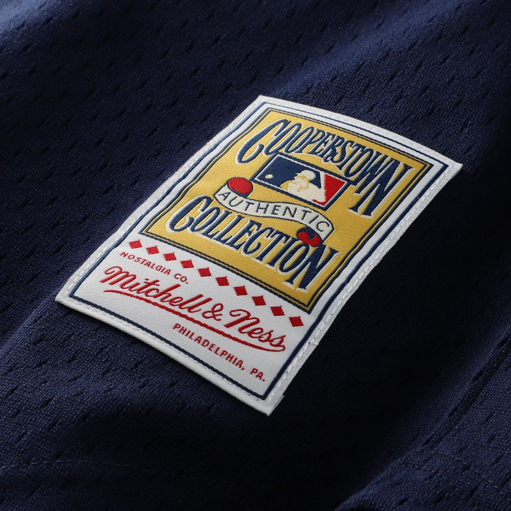 Bo Jackson California Angels Cooperstown Mesh Batting Practice Button-Up Jersey | Navy
