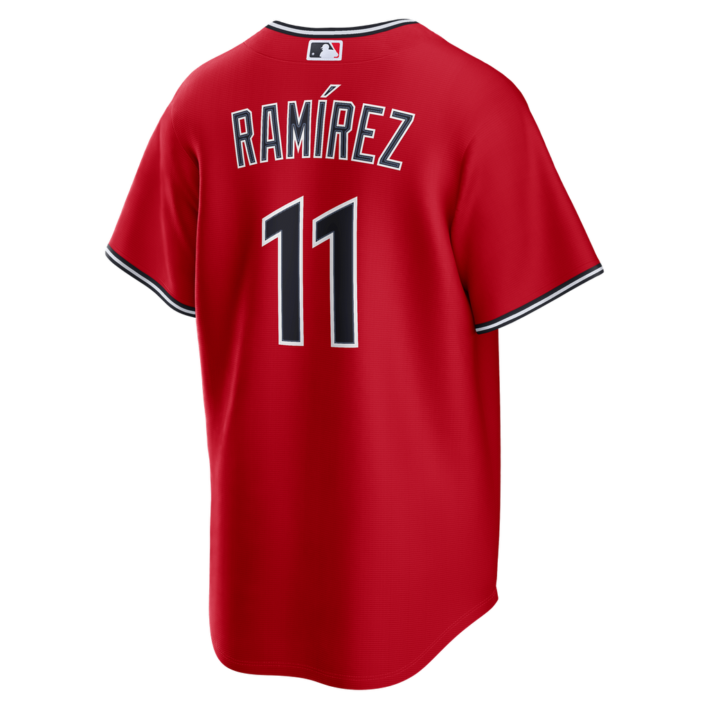 Cleveland Guardians José Ramírez Alternate Replica Jersey | Red