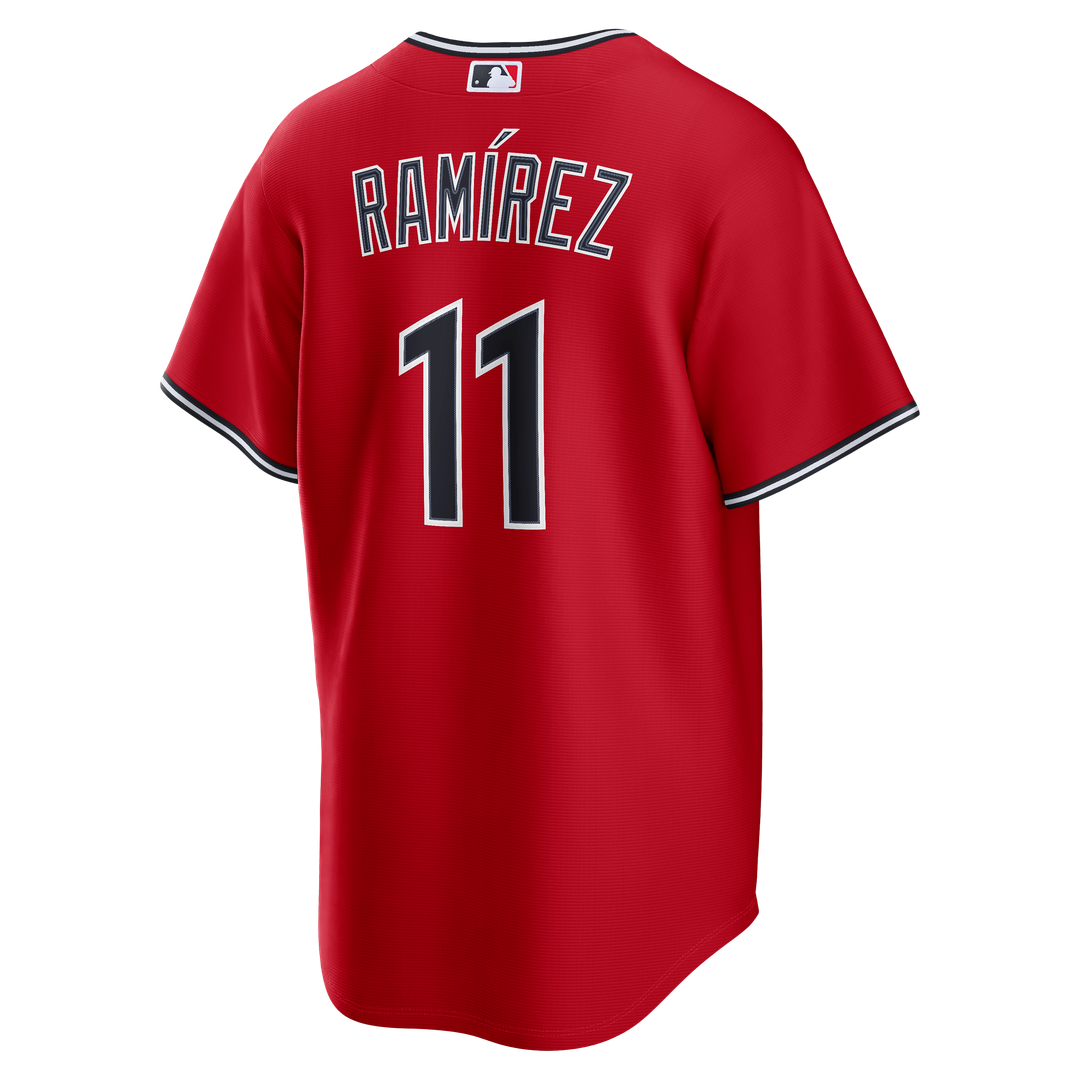 Cleveland Guardians José Ramírez Alternate Replica Jersey | Red
