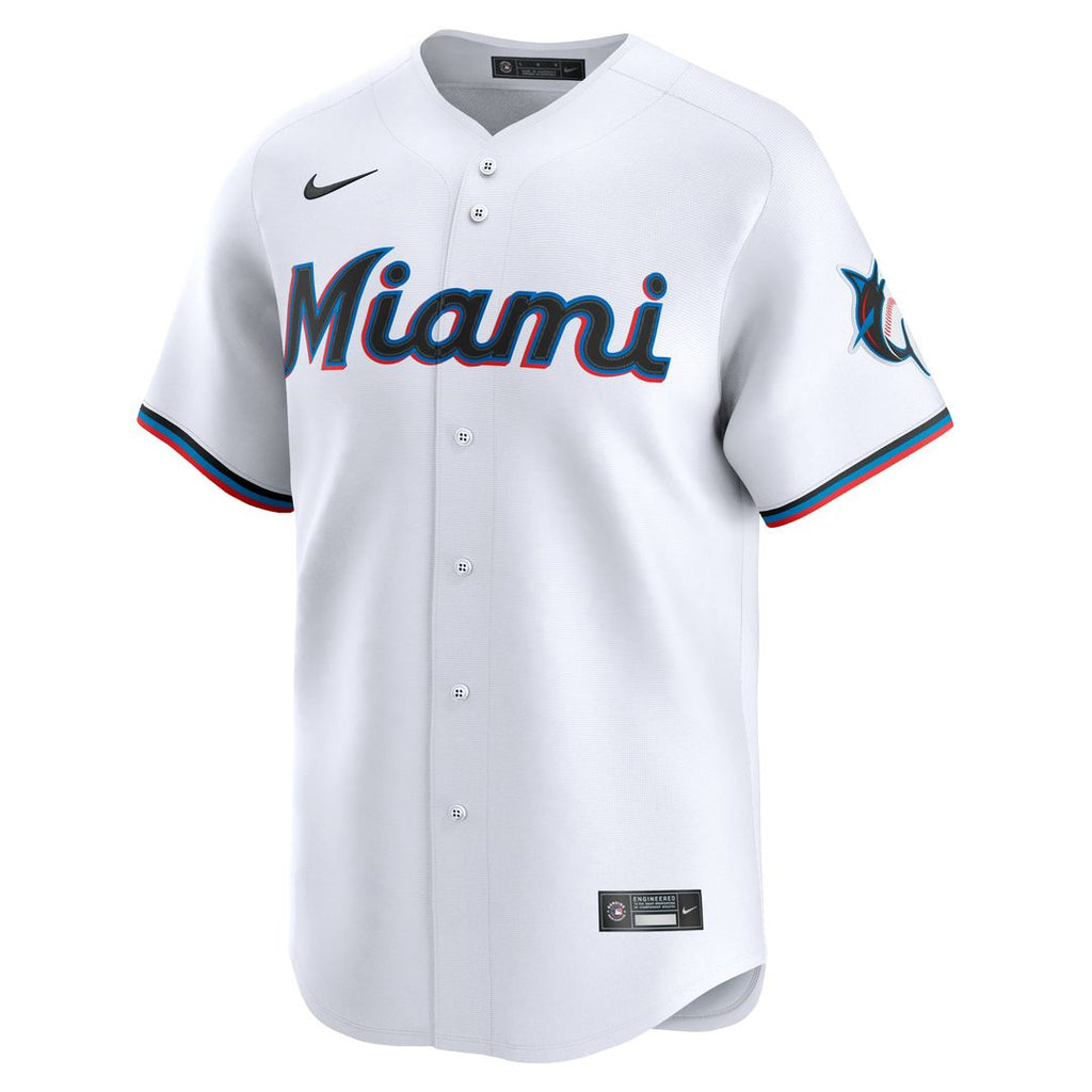 Miami Marlins Sandy Alcantara Home Limited Jersey | White