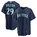 Seattle Mariners Cal Raleigh Road Replica Jersey | Navy