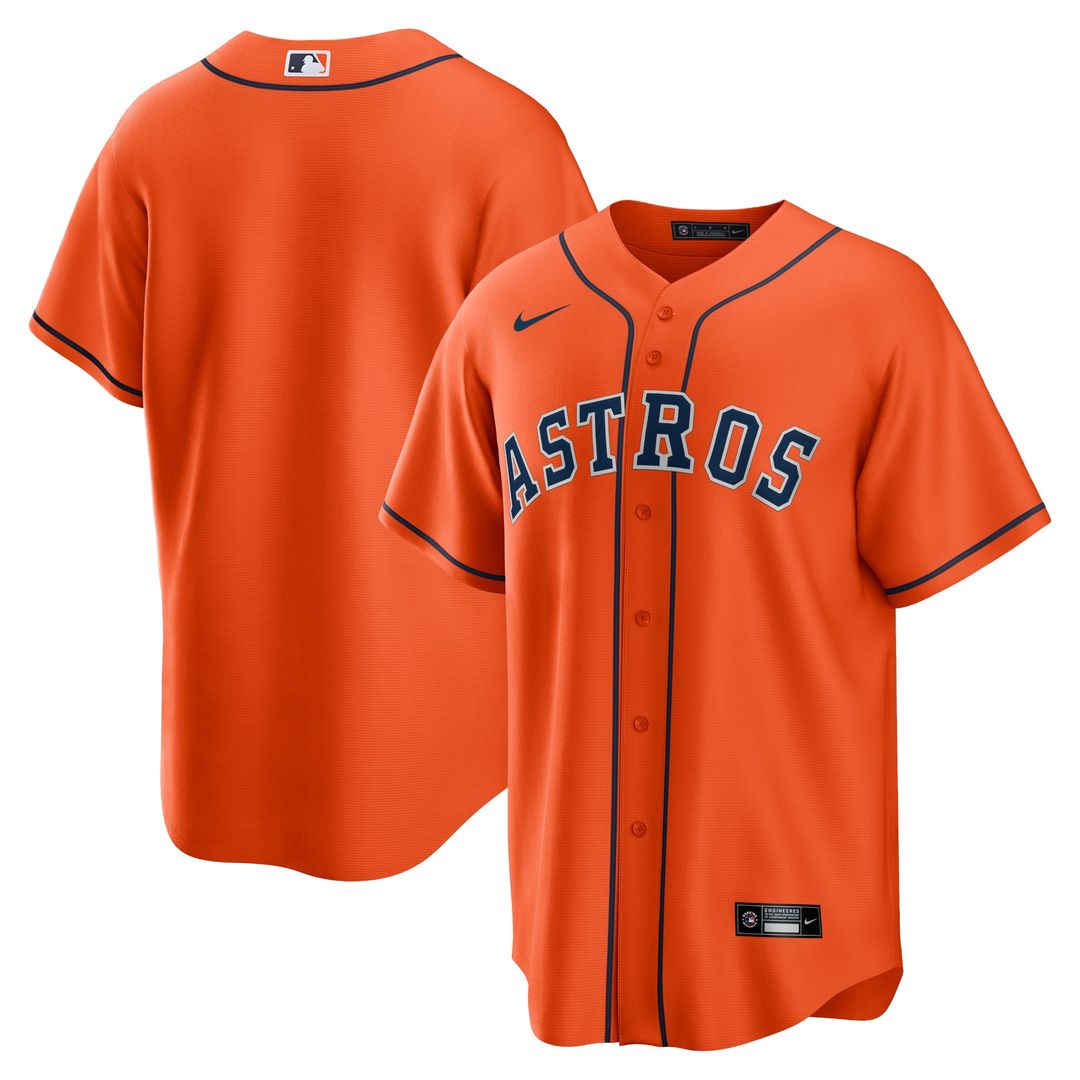 Houston Astros Alternate Replica Team Jersey | Orange