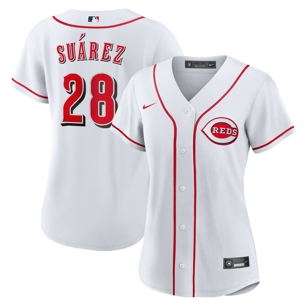 Cincinnati Reds Eugenio Suárez Women's Home Replica Jersey | White