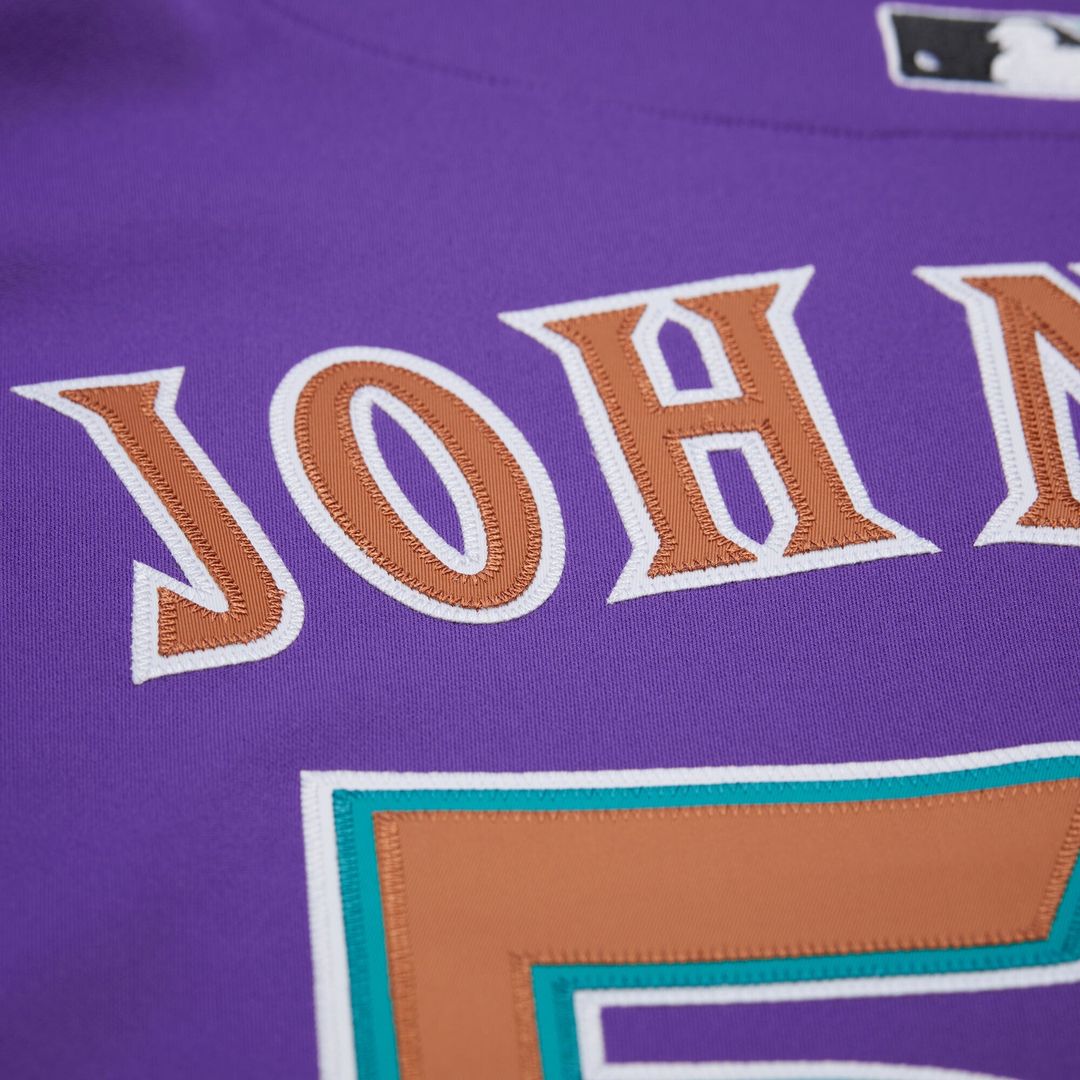 Arizona Diamondbacks Randy Johnson 2000 Throwback Authentic Jersey | Purple