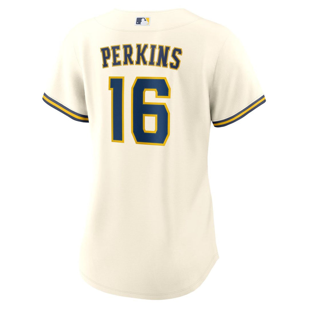 Milwaukee Brewers Blake Perkins Women's Home Replica Jersey | Cream