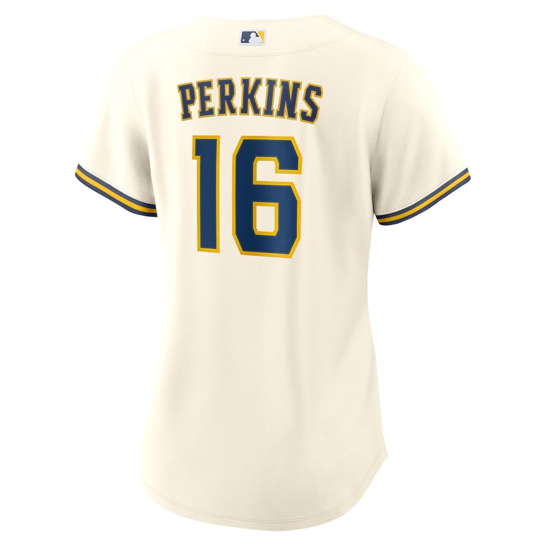 Milwaukee Brewers Blake Perkins Women's Home Replica Jersey | Cream