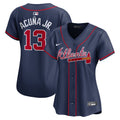Atlanta Braves Ronald Acuña Jr. Women's Alternate Limited Jersey | Navy