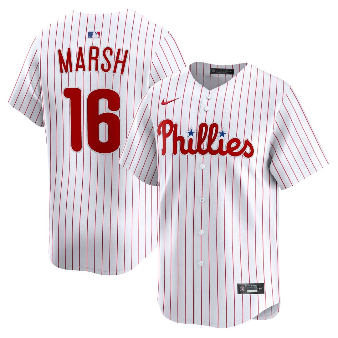 Philadelphia Phillies Brandon Marsh Home Limited Jersey | White